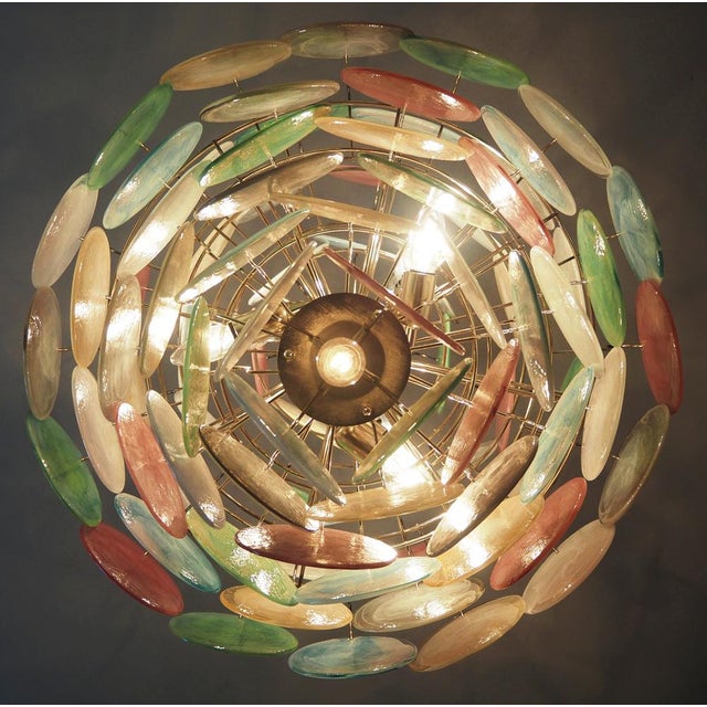 Vintage Italian Murano Chandeliers, 2000s, Set of 2 For Sale - Image 12 of 18