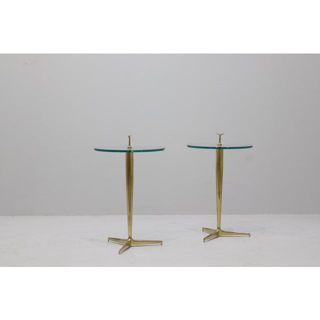Mid-Century Glass Top Coffee Tables, Italy, 1969, Set of 2 For Sale - Image 10 of 11
