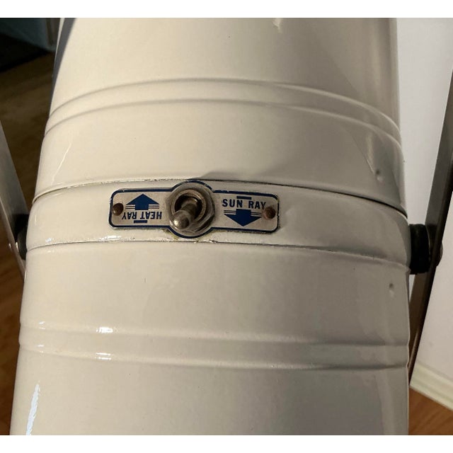 Chrome Vintage Westinghouse Industrial Mid-Century Lamp Floor Light Spotlight Chrome Directional, Circa 1950s For Sale - Image 8 of 12