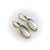 1900-1909 Pair of Signature 14k Gold Moonstone Cabochon Earrings With Shepherd Hooks For Sale In Los Angeles - Image 6 of 9