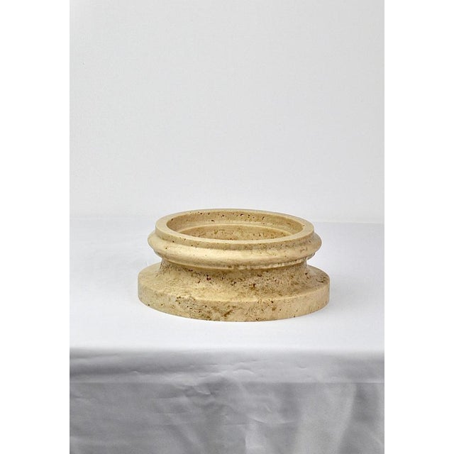 Handmade Column Vase in Satin Black Marquina Marble by Fiammetta V. For Sale - Image 16 of 18