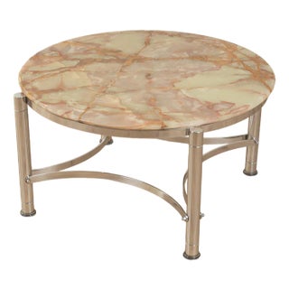 Onyx Coffee Table, 1970s For Sale