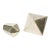 Vintage Two Brass and Nickel Sculptural Objects or Paperweights, 1960's For Sale
