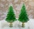 Christmas Tree Lamp Finial on Brass Hardware For Sale - Image 4 of 5