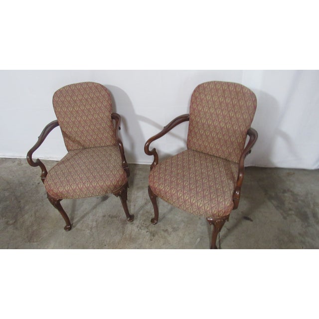 Traditional Pair of 1980s Southwood Designer Side Chairs Nice For Sale - Image 3 of 10