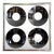 1970s Hal Bienenfeld "Mirror Graphics" Chrome Op Art Mirror Sculpture For Sale