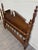 Vintage Convertible Queen or Full Size Colonial Style Four Poster Pediment Bed For Sale - Image 9 of 10