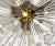 Mid-Century Austrian Flower Snowflake Pendant Lamp by Emil Stejnar for Rupert Nikoll, Vienna, Austria, 1950s For Sale - Image 10 of 18