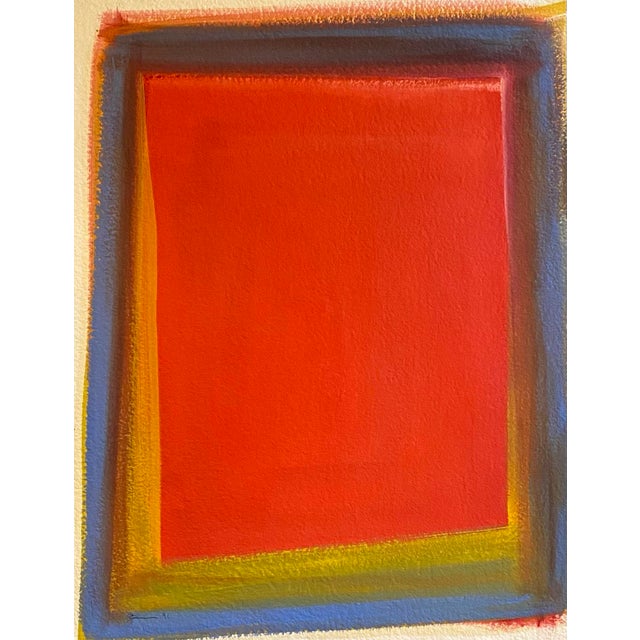 Abstract 1990’s Original Abstract Minimal Color Field Painting For Sale - Image 3 of 3