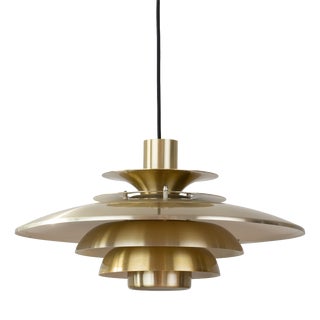 Vintage Danish Verona Hanging Lamp by Kurt Wiborg for Jeka, 1980s For Sale