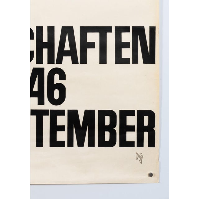 Cycling World Championship Zurich Lithograph Poster by Axel Walter Diggelmann, 1946 For Sale - Image 9 of 11