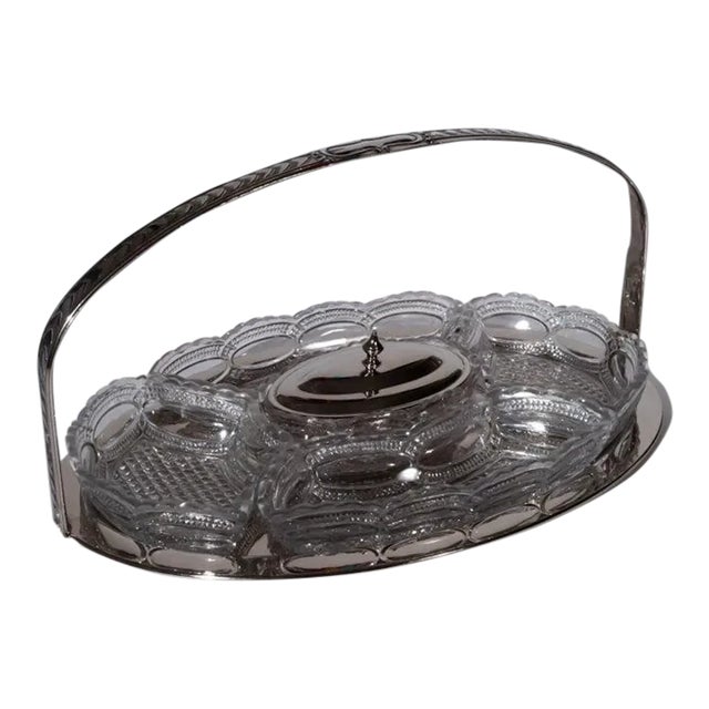 Vintage Art Deco Serving Tray For Sale