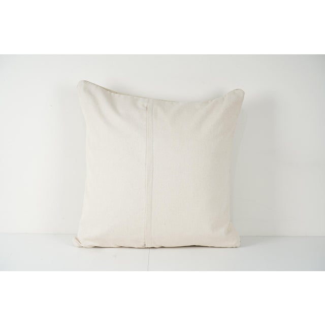 Turkish Hemp Decorative Kilim Pillow Cover For Sale - Image 4 of 4