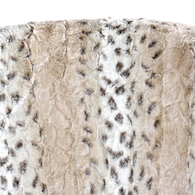 1960s Faux Snow Leopard Restored Mid-Century Modern Adrian Pearsall Cloud Sofa Sectional For Sale - Image 5 of 13