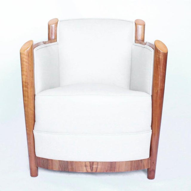 Art Deco Club Chairs, 1930s, Set of 2 For Sale - Image 4 of 15