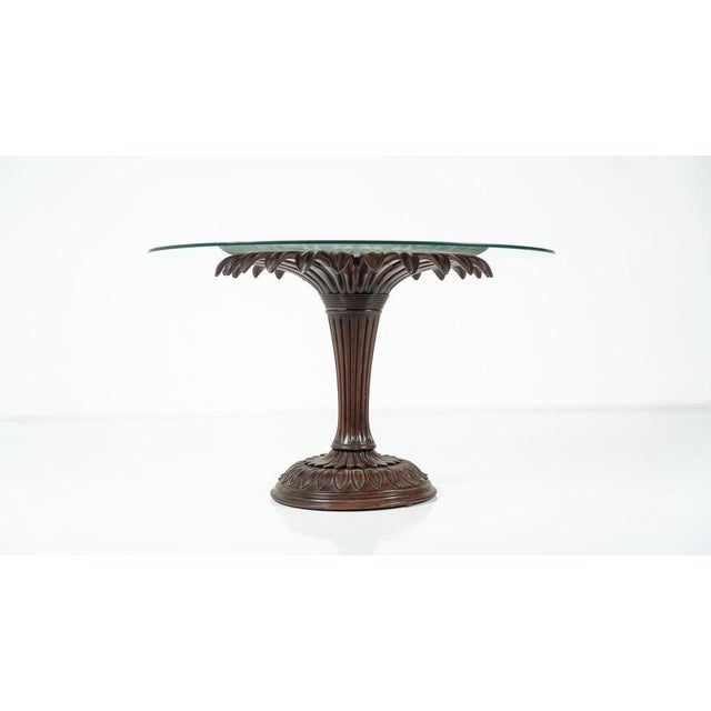 Sunflower Dining Table in Wood and Glass, Italy, 1960s For Sale - Image 6 of 12