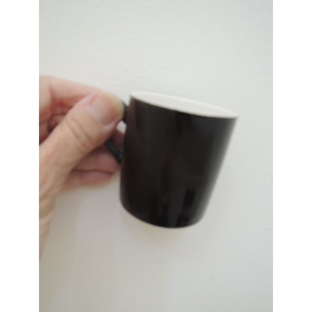 Ceramic Mid 20th Century Demitasse Cups + Saucers Expresso Set - 4 Dainty Tea Cups + Matching Plates New For Sale - Image 7 of 10