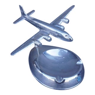Mid 20th Century Douglas Airlines Jet Liner Ashtray: Air Tray For Sale