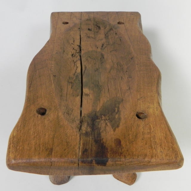 Vintage Oak Tree Trunk Stool, 1960s For Sale - Image 11 of 14