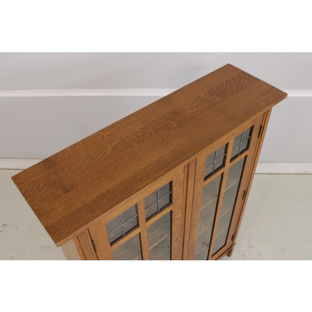 Stickley Mission Oak Arts & Crafts Bookcase For Sale In Philadelphia - Image 6 of 16