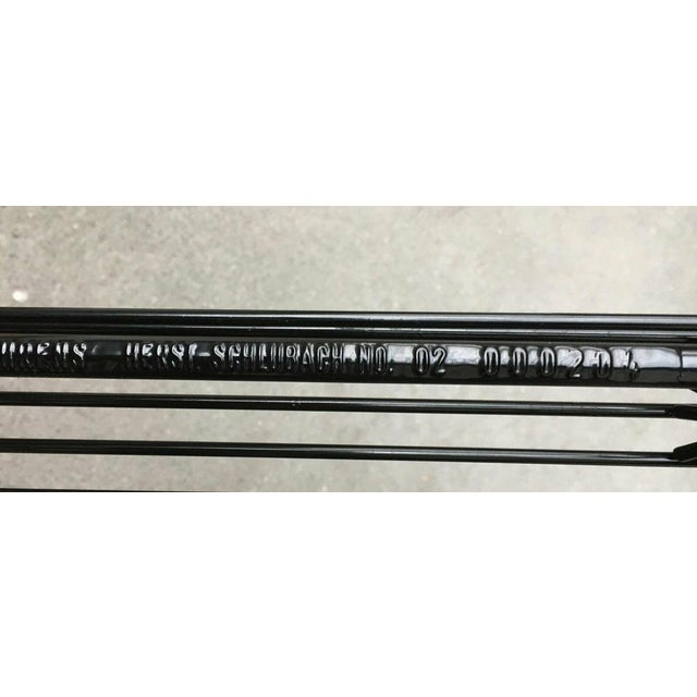 Postmodern German Black Kreuzschwinger Kitchen Barstool by Till Behrens for Schlubach, 1980s For Sale - Image 18 of 18