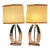 1970s Mid Century Modern Herb Ritts Astrolite Lucite Lamps - a Pair For Sale