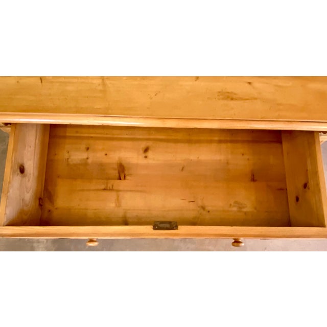 Yellow Antique Pine 3 Drawer Chest of Drawers - Circa 1880 For Sale - Image 8 of 12