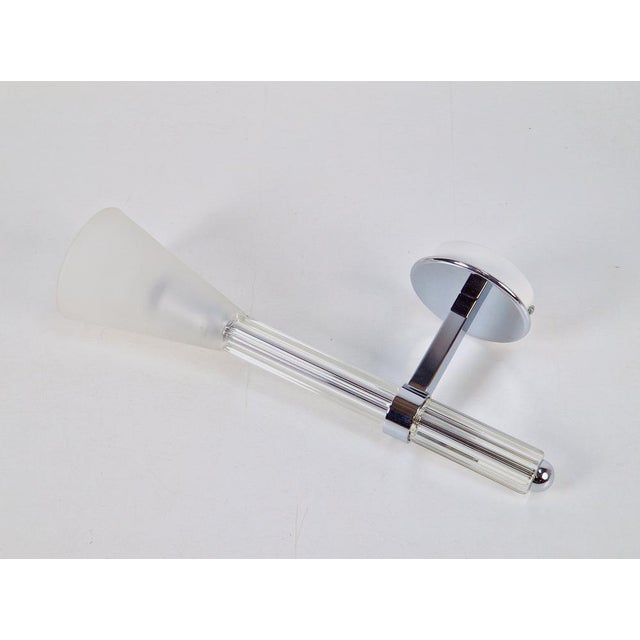 Glass ICE 11 Wall Lamp by Elio Giudici for Lumen Center For Sale - Image 7 of 13