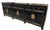 Distressed Antique Black 95" Long Sideboard Buffet Table For Sale - Image 4 of 8