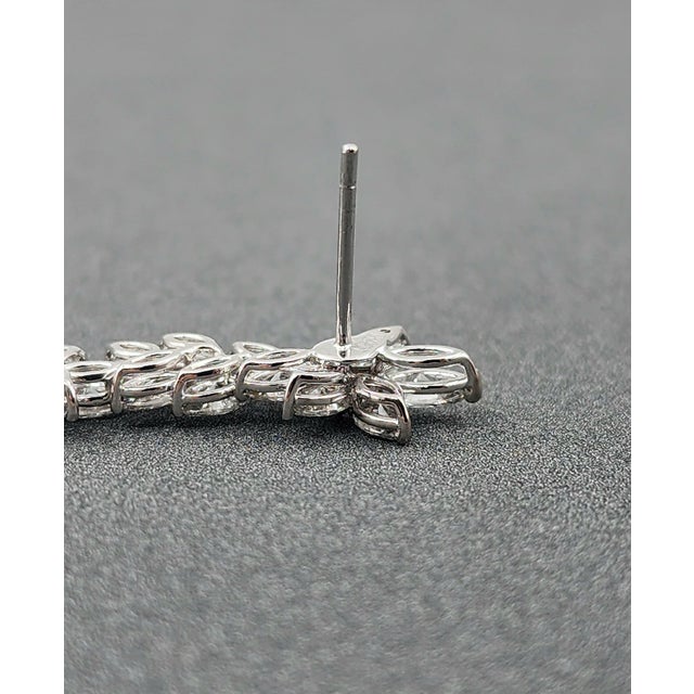 8.72 Ct Marquise Diamond Drop Earrings, Pair For Sale In Chicago - Image 6 of 8