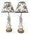 Vintage Porcelain Lamps - A Pair For Sale
