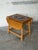 Oak Tile Top Drop-Leaf Folding End Table Danish Mid-Century Modern 1970s For Sale - Image 10 of 10