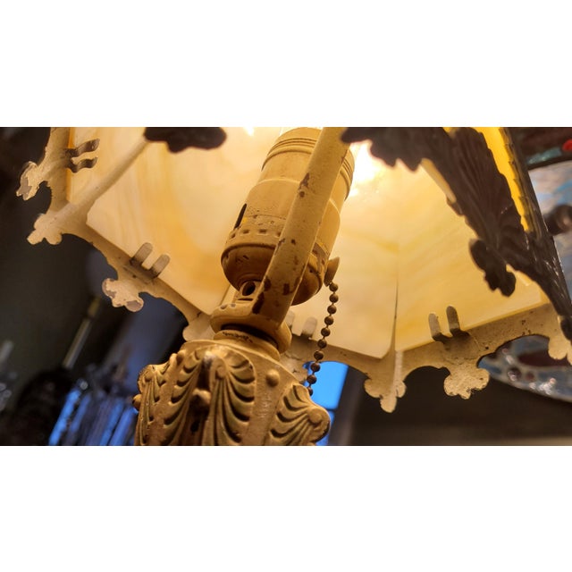 Art Deco 1920s Antique Art Deco Boudoir Small Lamp For Sale - Image 3 of 6