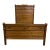 Antique Full Size Victorian Eastlake Carved Oak High Back Bed For Sale