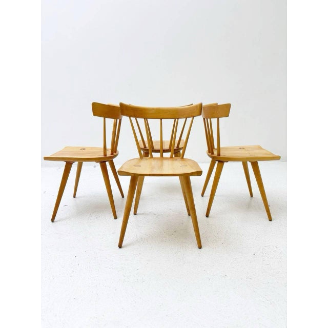 Spindle Chairs by Paul McCobb for Planner Group, 1920s, Set of 4 For Sale - Image 3 of 13
