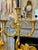 Gold Pair of 19th Century Swedish Empire Ormolu and Marble Winged Victory Candelabra For Sale - Image 8 of 10