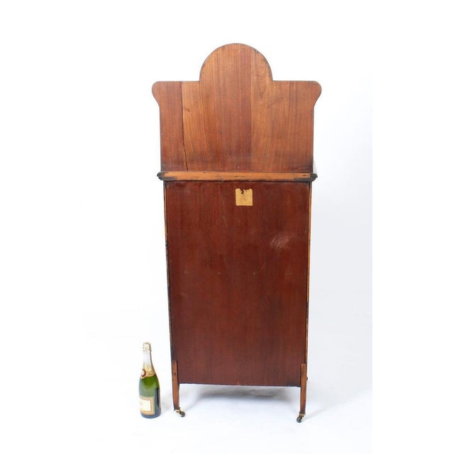 19th Century Edwardian Marquetry Inlaid Music Cabinet by Gonçalo Alves For Sale - Image 14 of 17