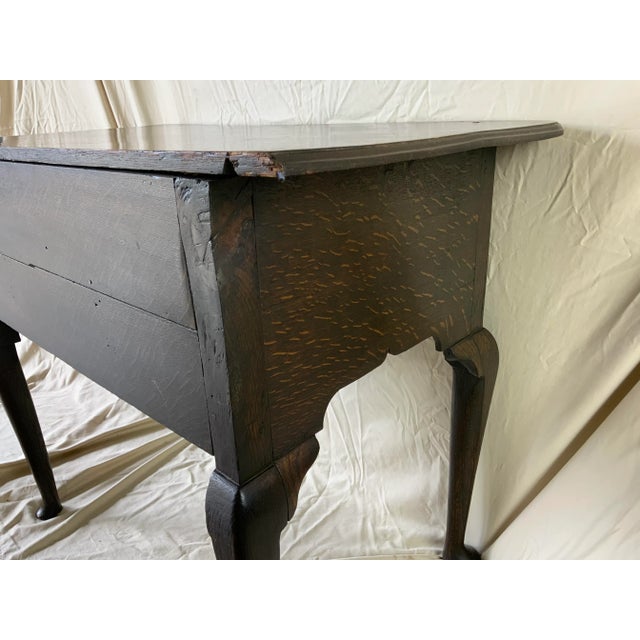 Burnt Umber 18th Century Queen Anne Dressing Table For Sale - Image 8 of 10
