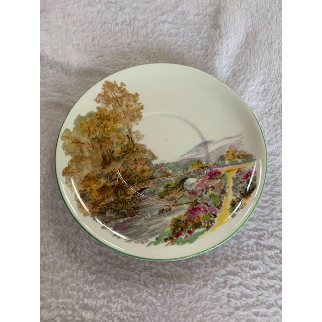 1960s Shelley English Heather Tea Cup and Saucer - 2 Pieces For Sale In Washington DC - Image 6 of 11