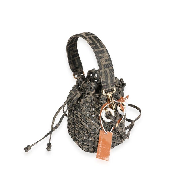 Fendi unveiled the Mon Tresor bucket bag on the Resort 2018 catwalk. Topped with a drawstring, the compact accessory keeps...