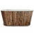 Vintage Oval Wood Moulding Bar Counter For Sale - Image 12 of 13