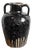 Vintage Black Ceramic Wine Jug For Sale
