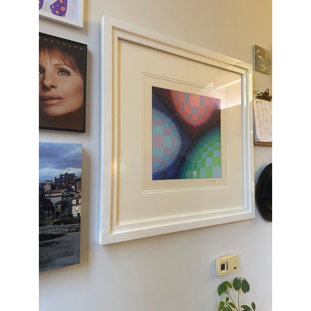 1960s Victor Vasarely Signed & Numbered Serigraph – "Constellation" (1967-1970s) For Sale - Image 5 of 7