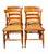 Bay Colony Antiques is proud to offer for sale this fantastic early 19th century antique set of 4 Tiger Maple dining...