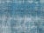 Traditional Antique Oushak Rug, Hand-Knotted Wool, Overdyed Blue, Turkey, 1920 For Sale - Image 3 of 10