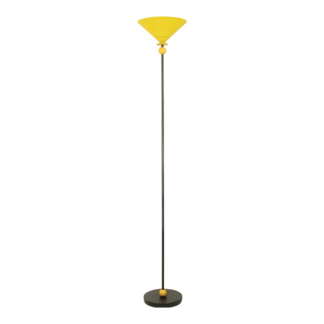 1980s Memphis Group Inspired Floor Lamp For Sale