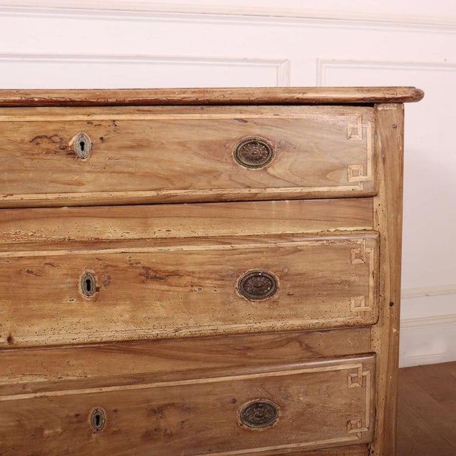 Italian Bleached Walnut Commode For Sale - Image 3 of 12