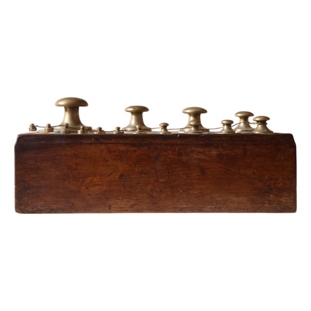 19th Century French Iron Weights (B) For Sale