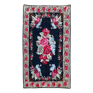 Vintage Caucasian Karabakh Kilim For Sale