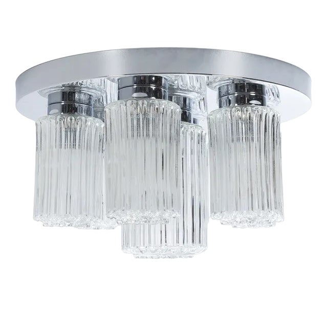 Vitnage Chrome Ceiling Lamp For Sale